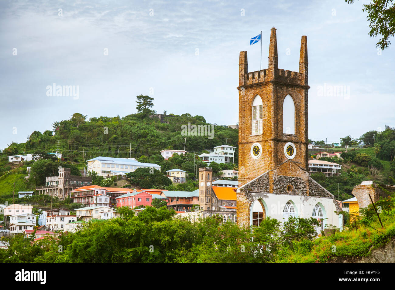 St. Andrews Presbyterian Church; St. Grenada Stock Photo Alamy