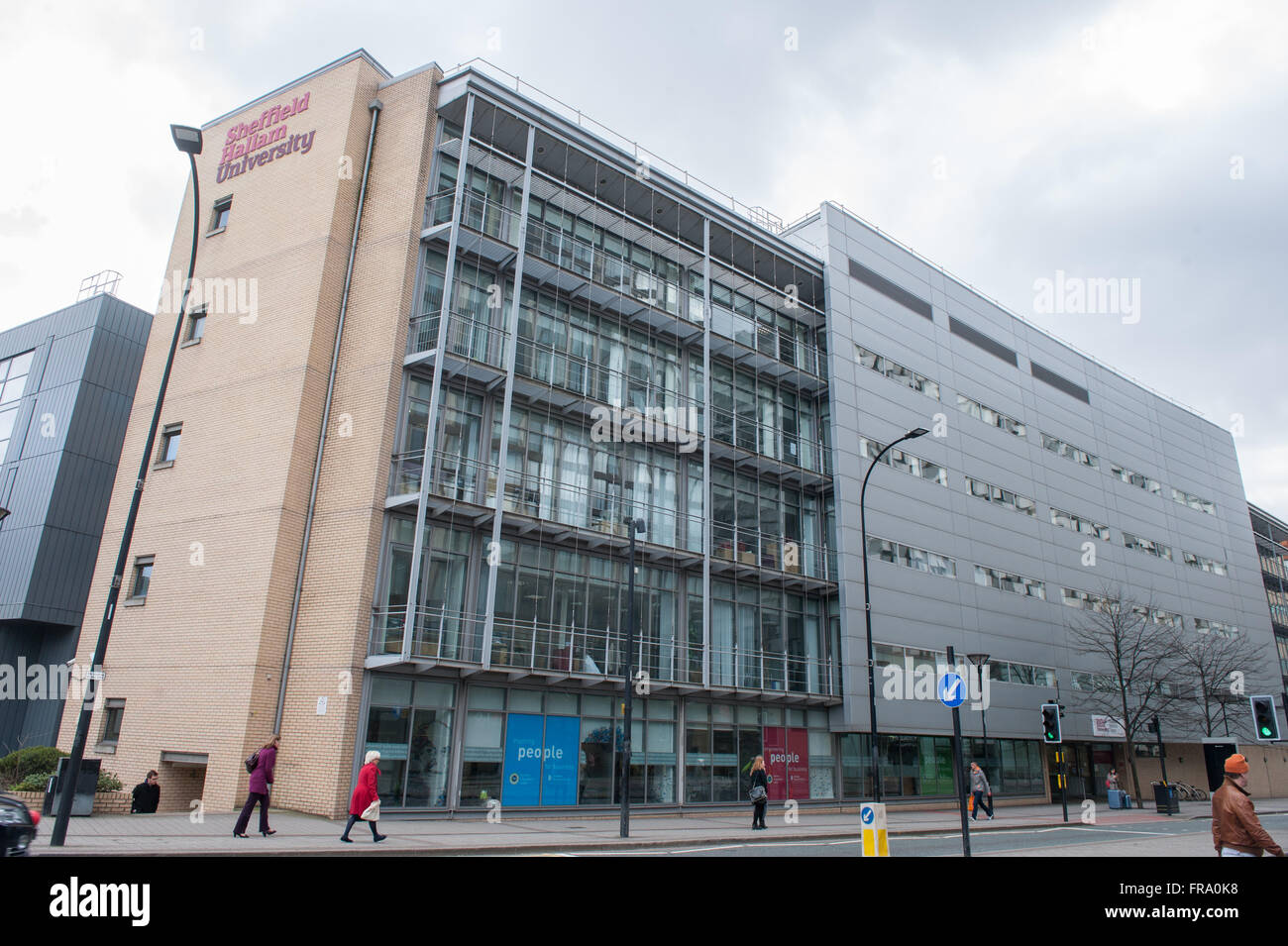 Sheffield Hallam University Business School Stock Photo