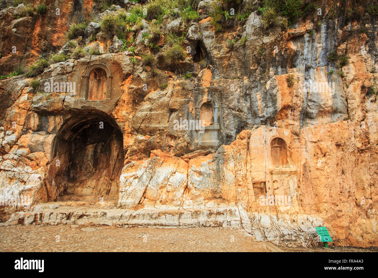 Caesarea Philippi, an ancient Roman city now uninhabited and an