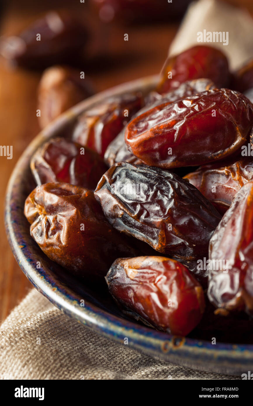 Raw Organic Medjool Dates Ready to Eat Stock Photo Alamy