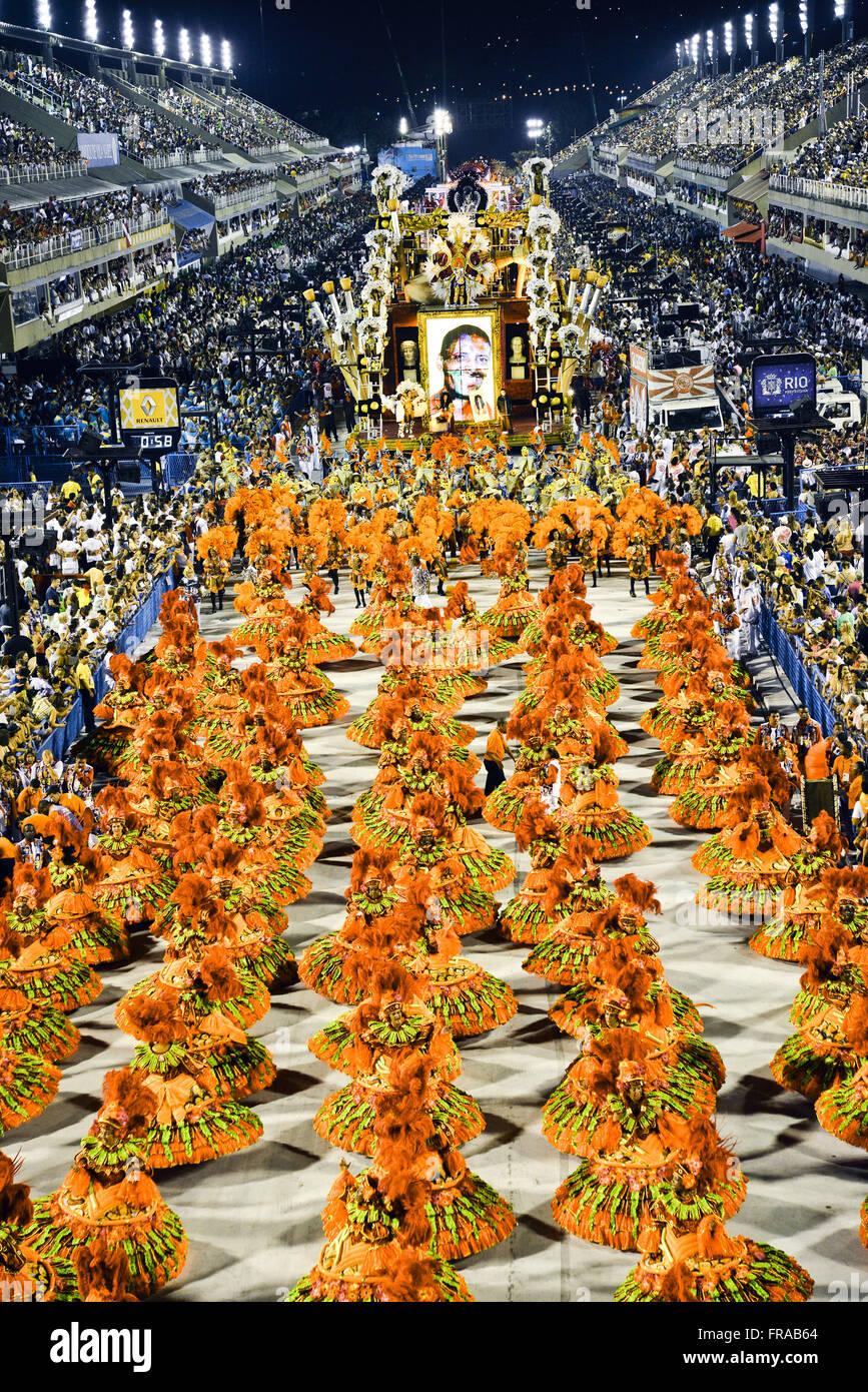 Parade Gremio Recreativo Escola de Samba Academicos Willow Stock Photo