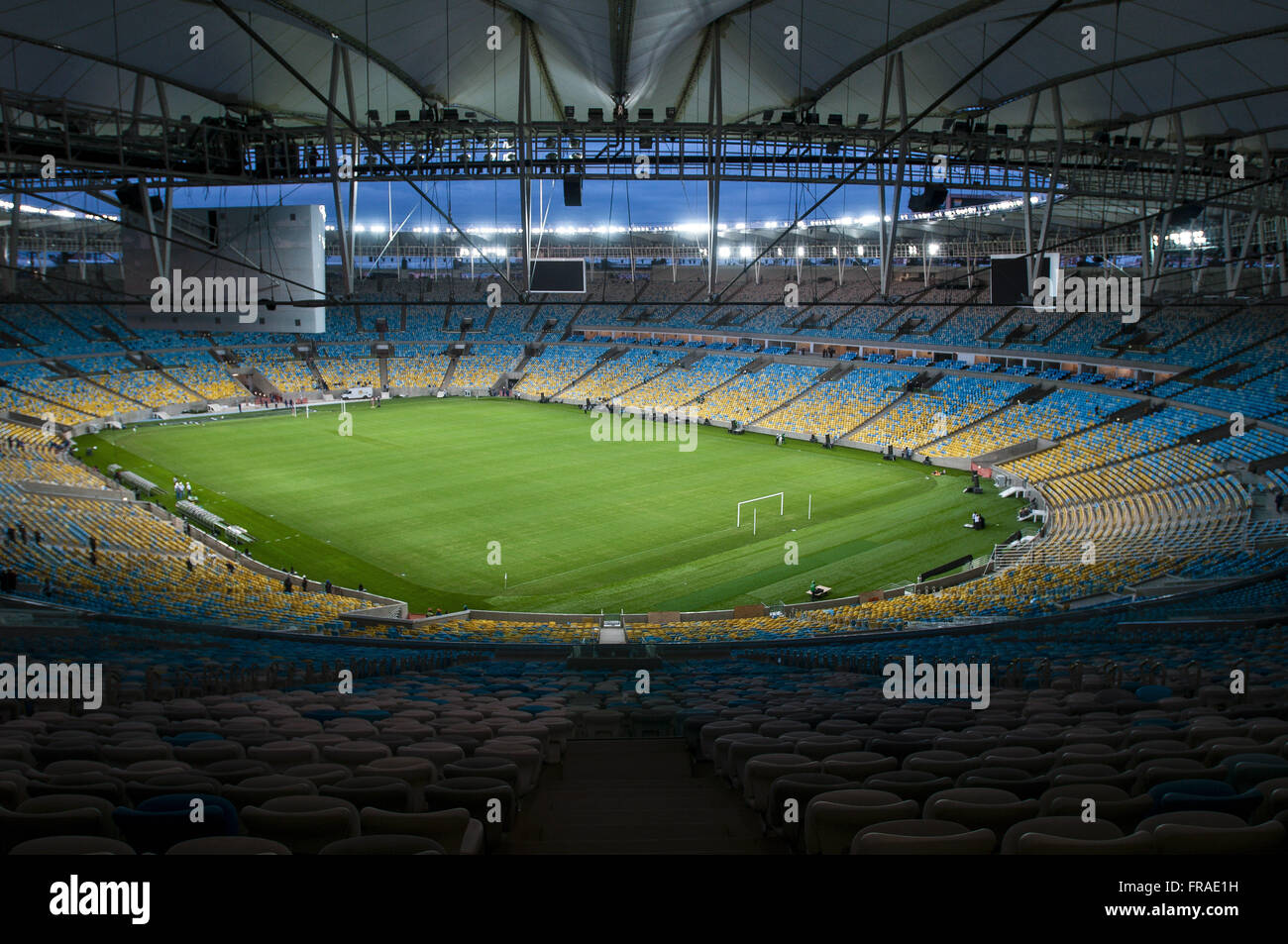 Estadio do Maracana renovated for the World Cup 2014 - Maracana neighborhood Stock Photo