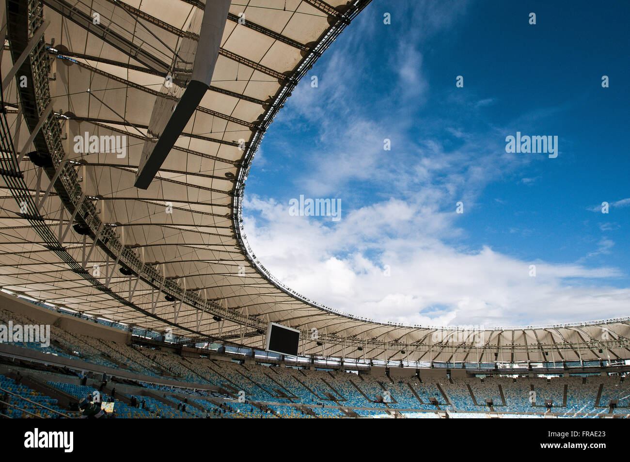 Estadio do Maracana renovated for the World Cup 2014 - Maracana neighborhood Stock Photo