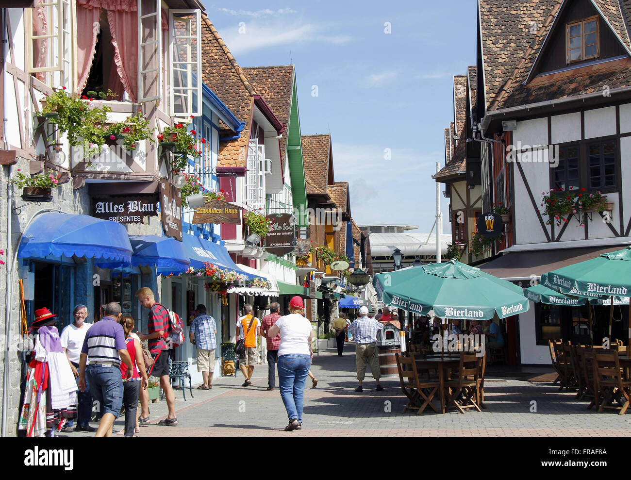 Shopping Center Exhibitions Vila Germanica Park - opened in May 2006 Stock Photo