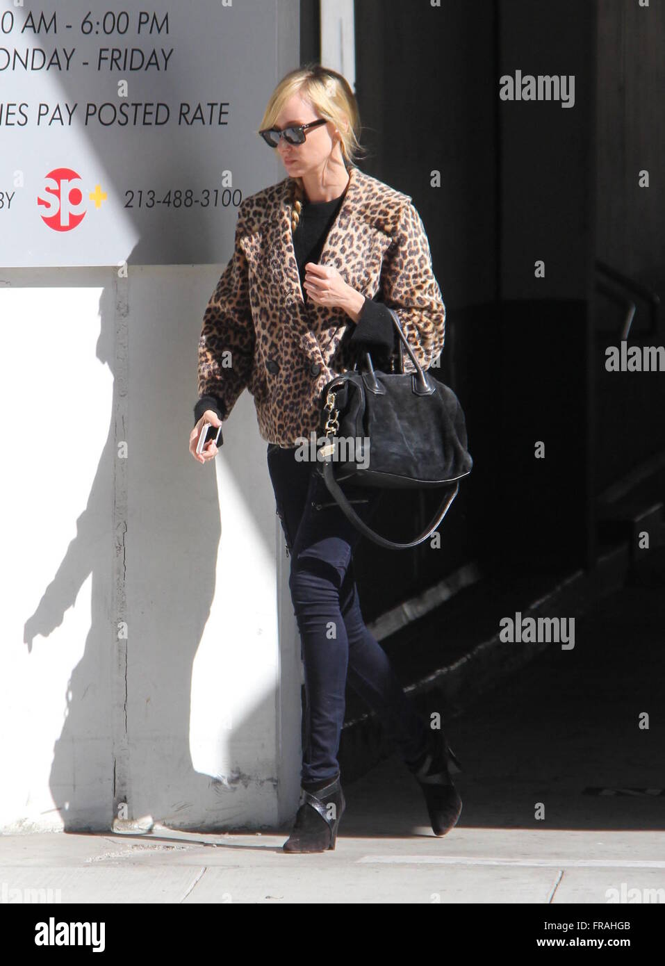 Kimberly Stewart out running errands in Beverly Hills Featuring