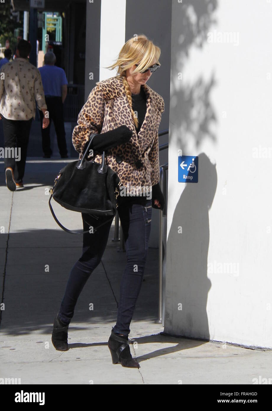 Kimberly Stewart out running errands in Beverly Hills Featuring