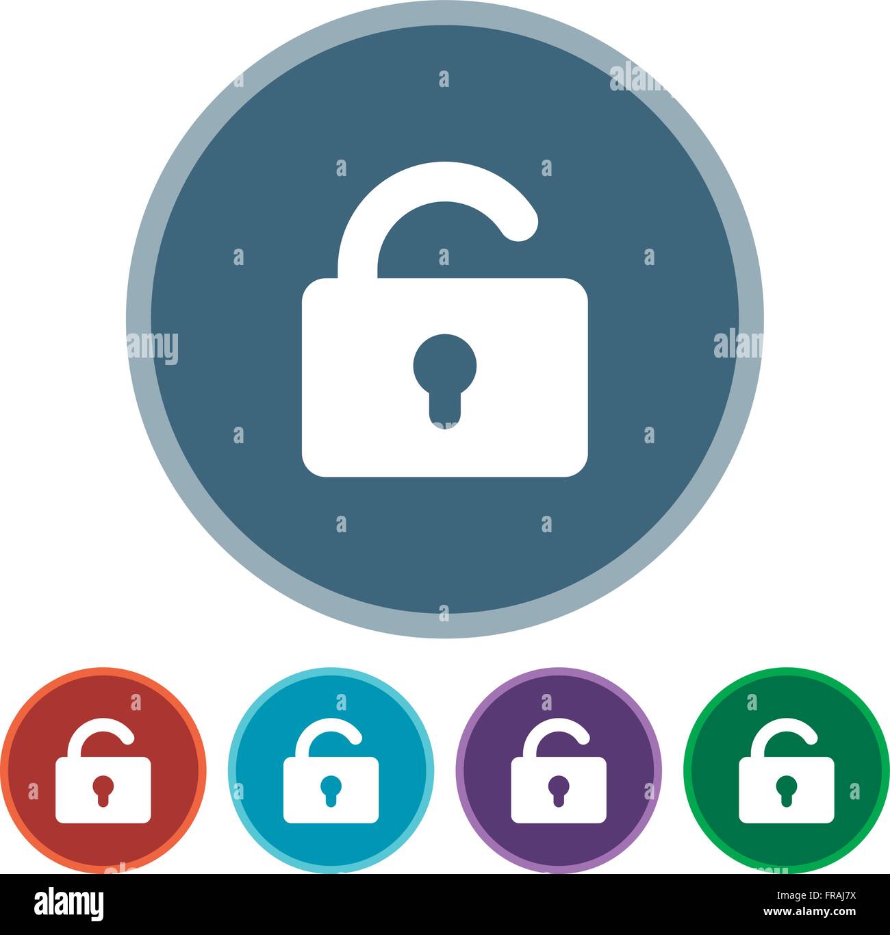 Unlocked vector vectors hi-res stock photography and images - Alamy