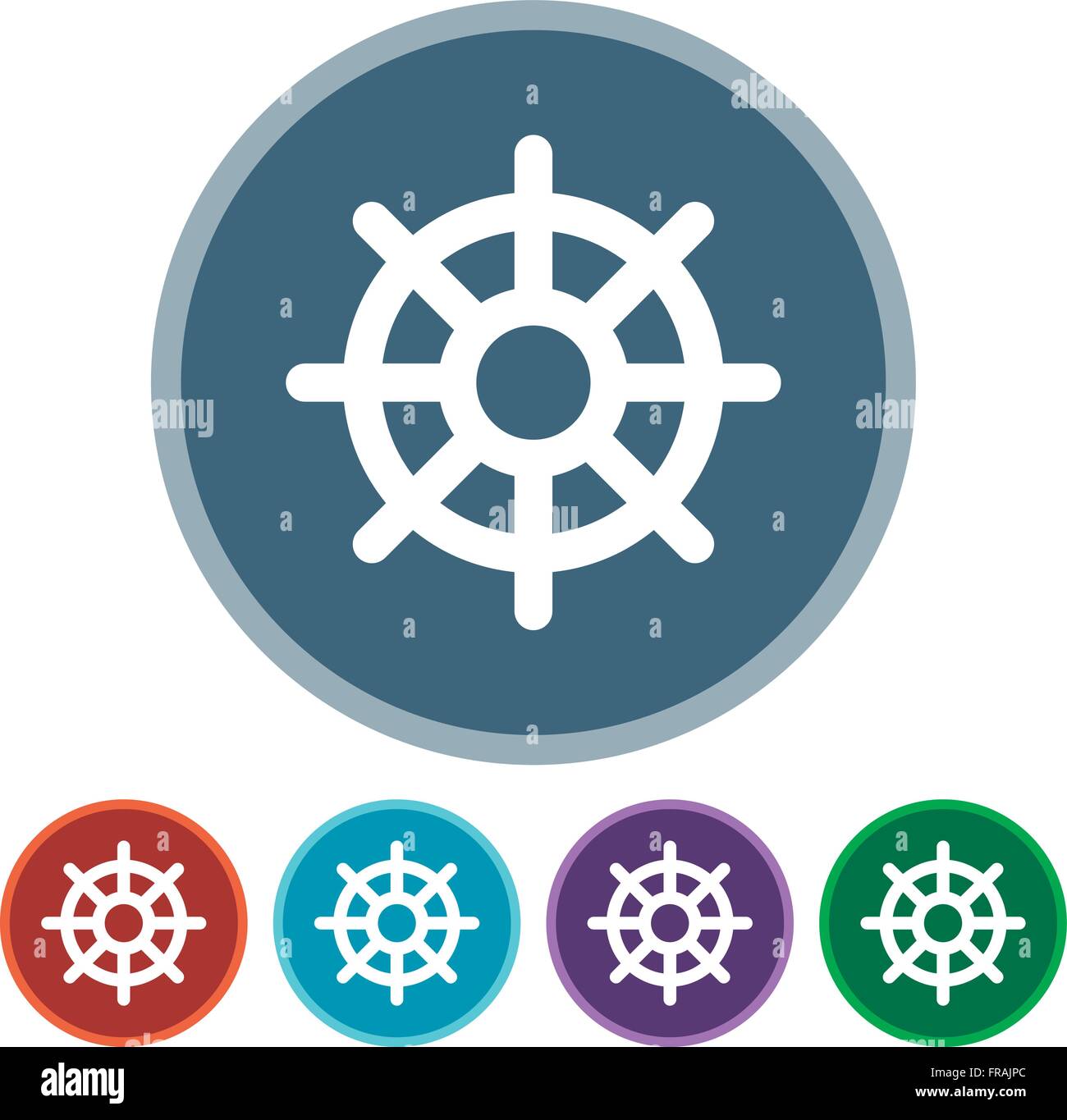 icons ship wheel Stock Vector Image & Art - Alamy
