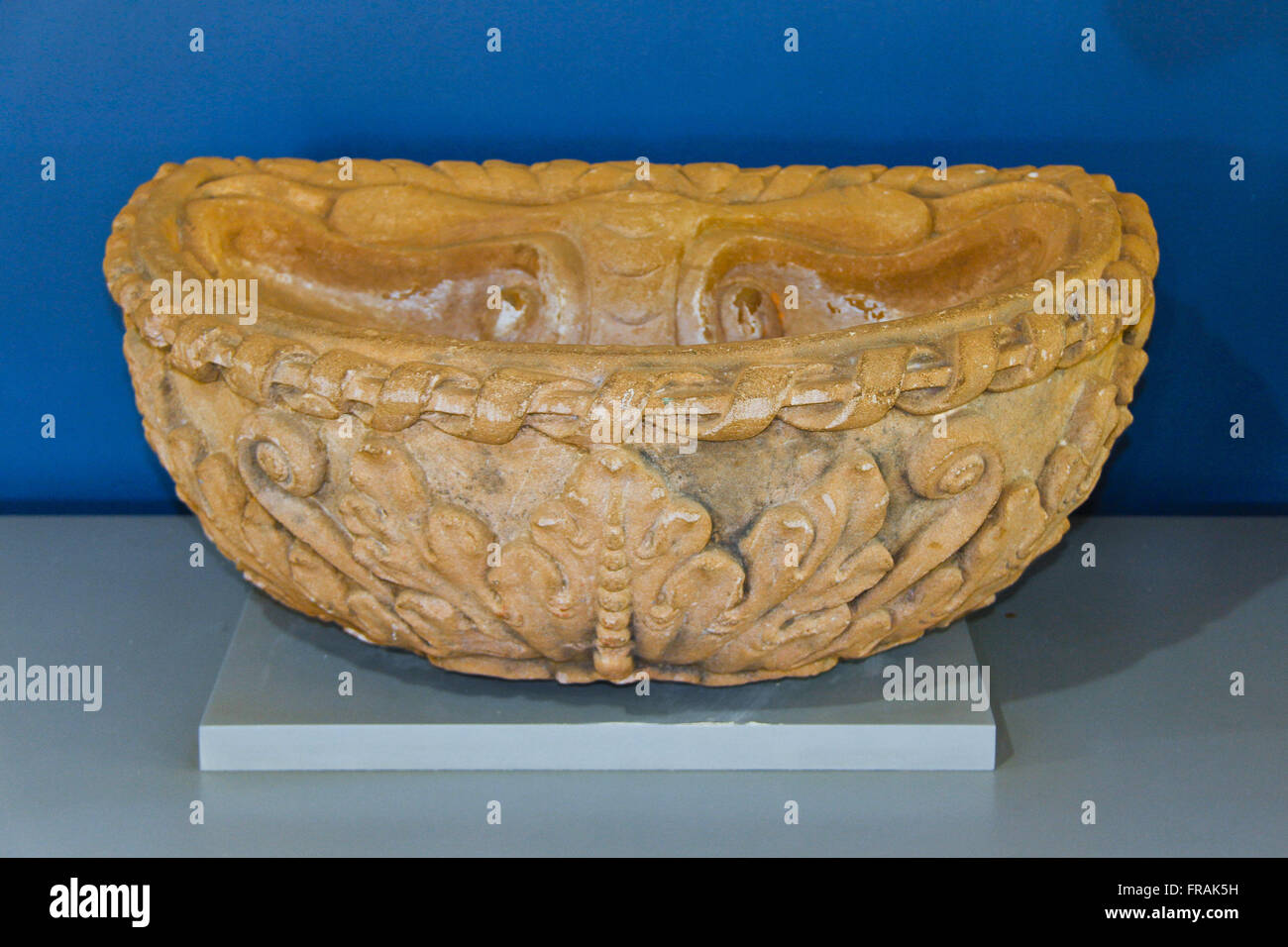 Font of the former Jesuit Settlement of Sao Nicolau exposed in History Museum Missioneiro Stock Photo