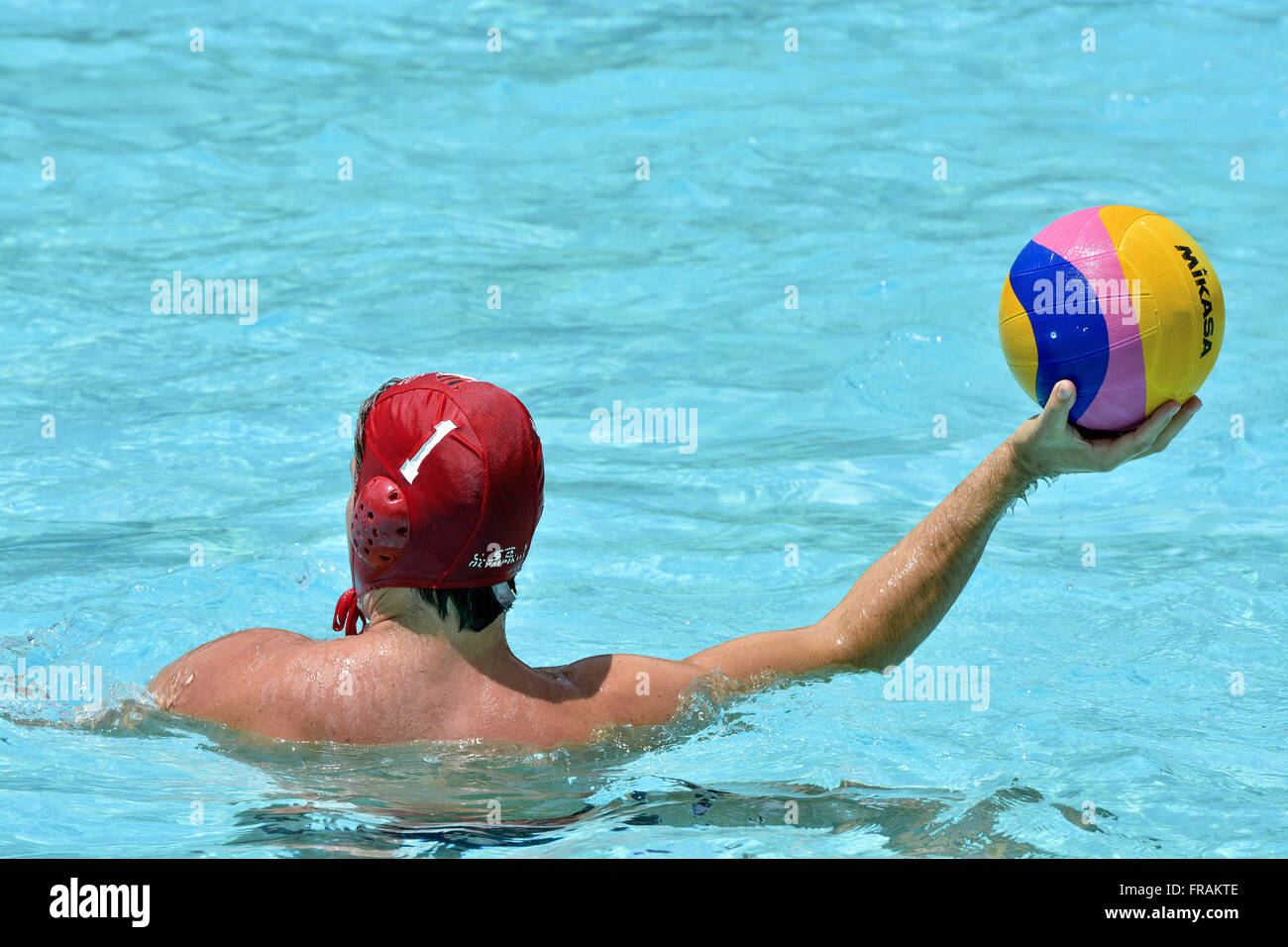 Player Water Polo Stock Photo