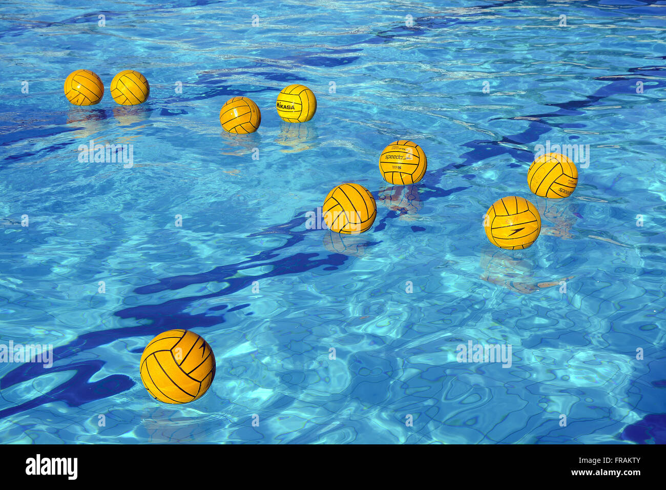 Water polo balls Stock Photo Alamy