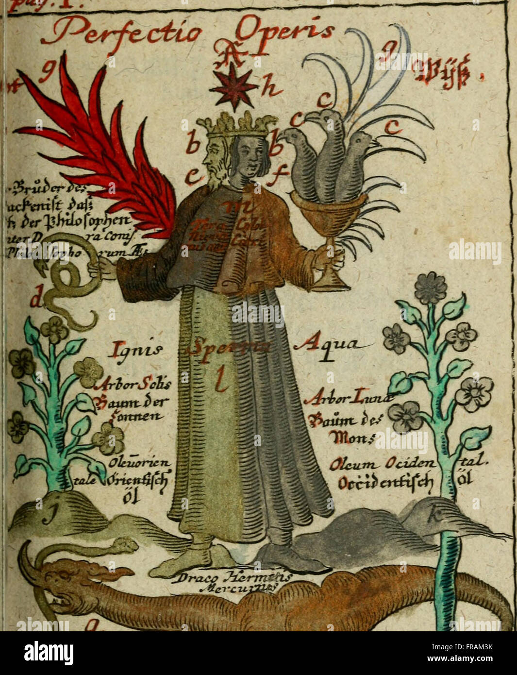 This alchemical work by Johann Michaelis Faustus, titled 'Compendium ...