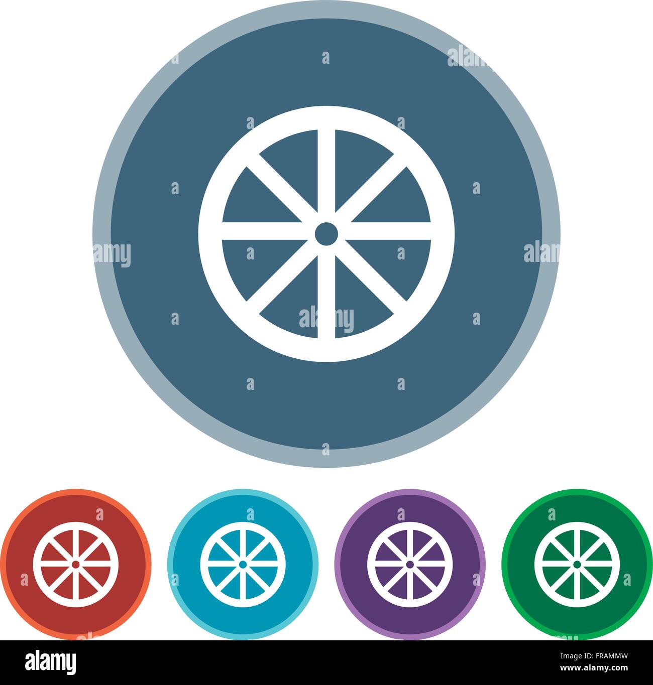 icons bike wheel Stock Vector Image & Art - Alamy