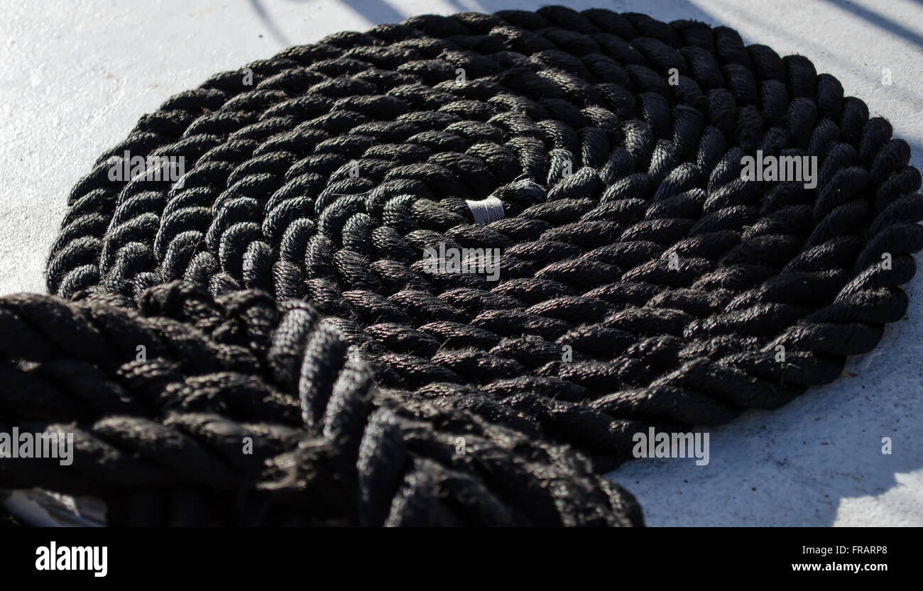 Rope of a boat hi-res stock photography and images - Alamy