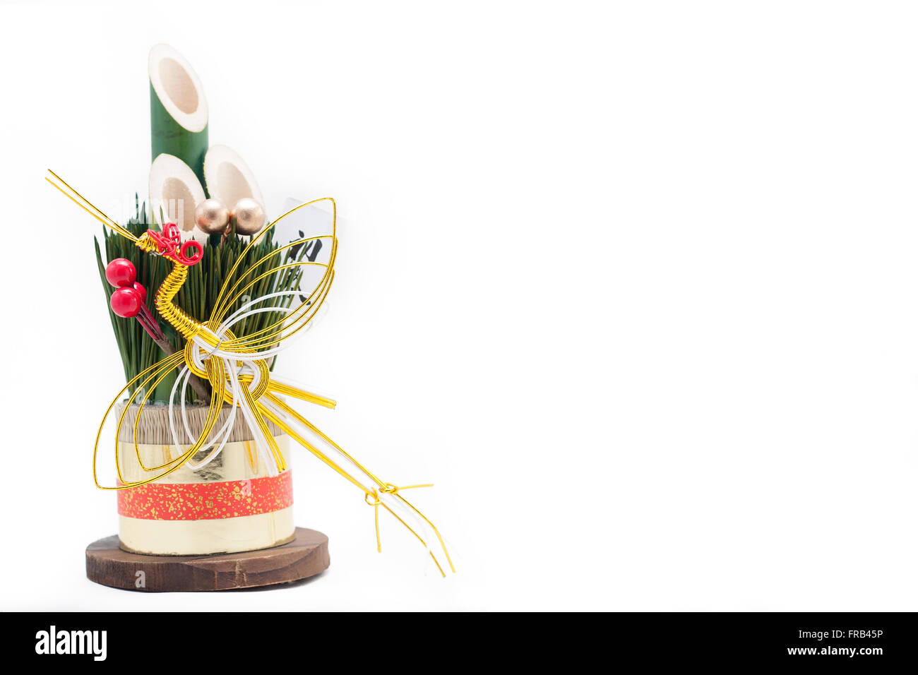 Japanese New Years' ornament called Kadomatsu Stock Photo Alamy