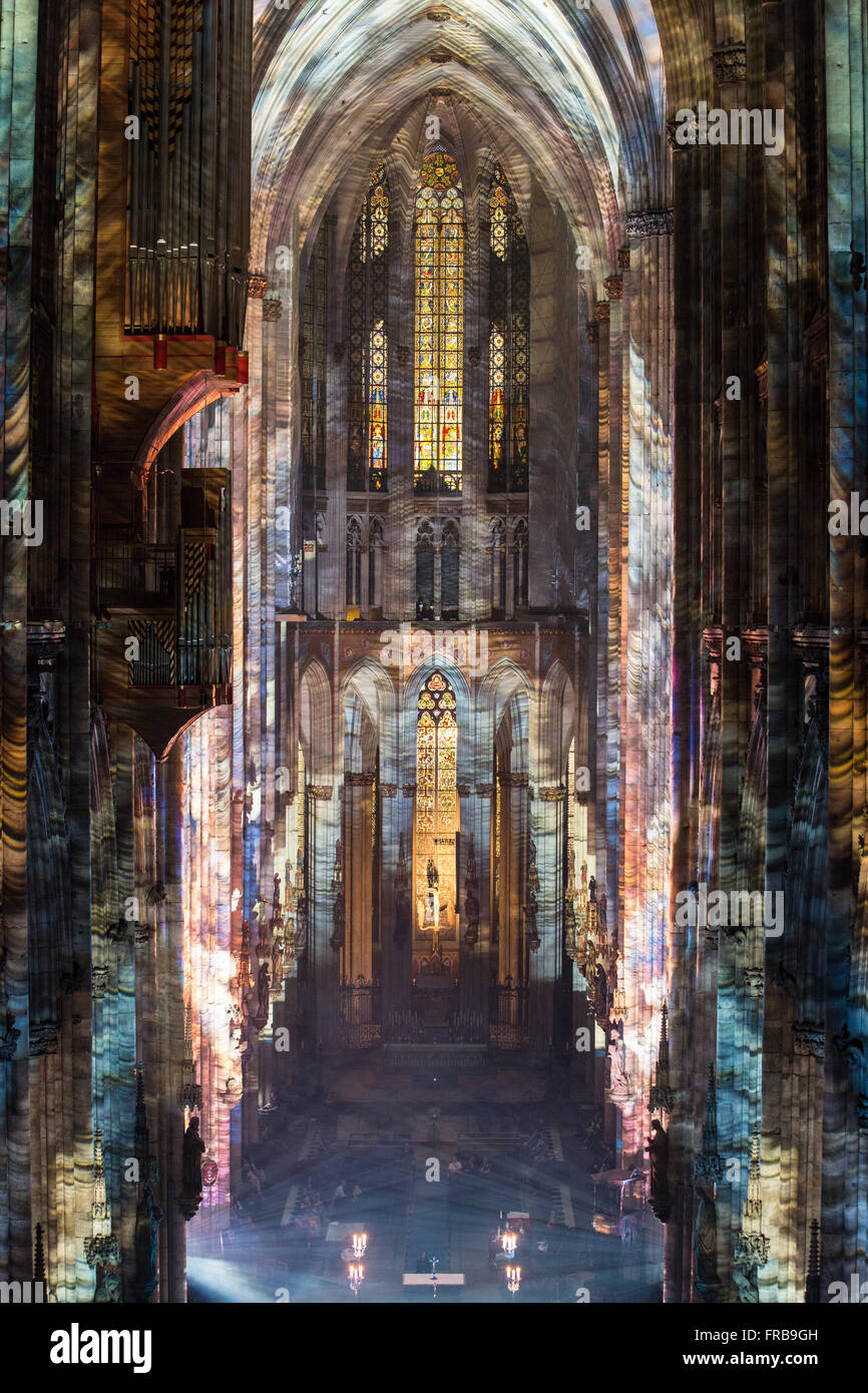 LUX Eucharistica, Cologne Cathedral illumination by German artists