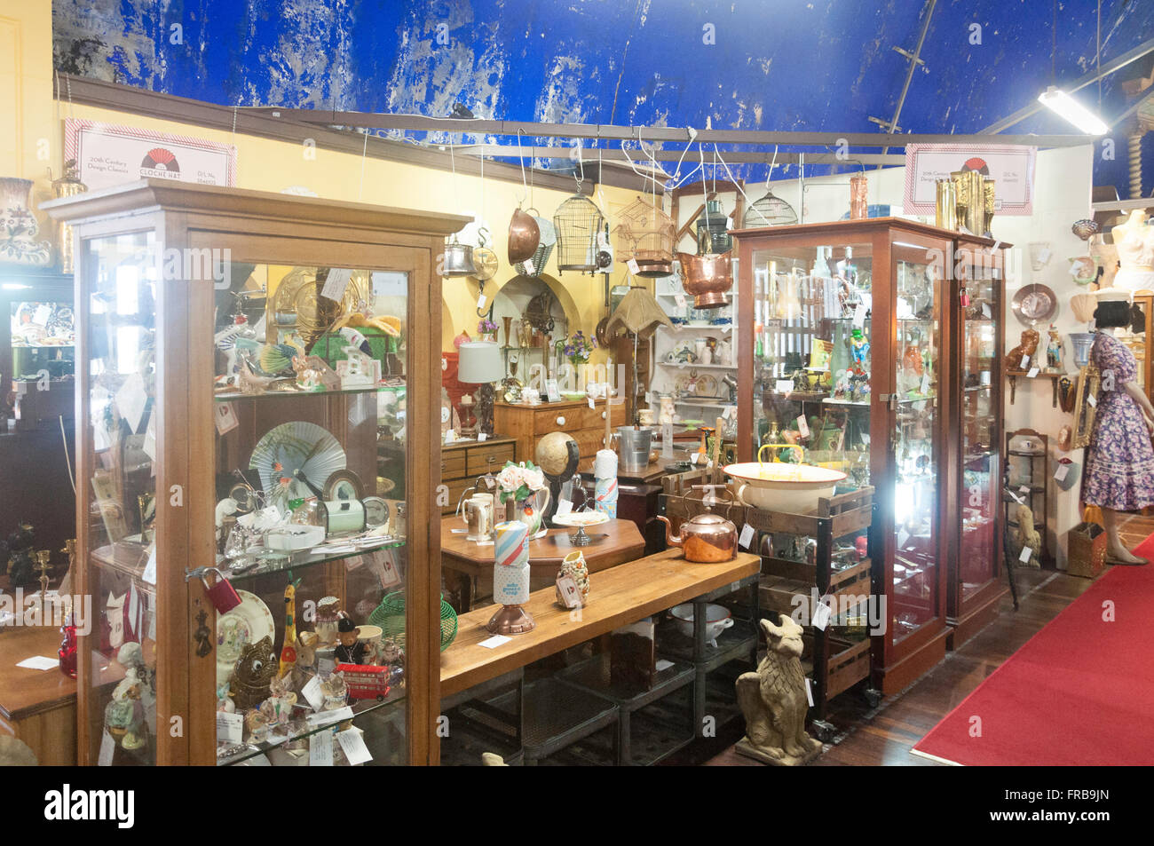 Interior Of Paddington Antique Centre Latrobe Terrace Paddington Brisbane Queensland Australia Stock Photo Alamy