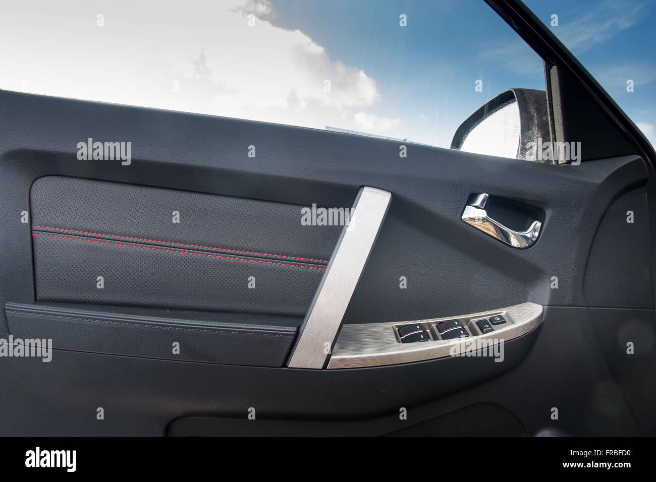 Car door trim Stock Photo Alamy