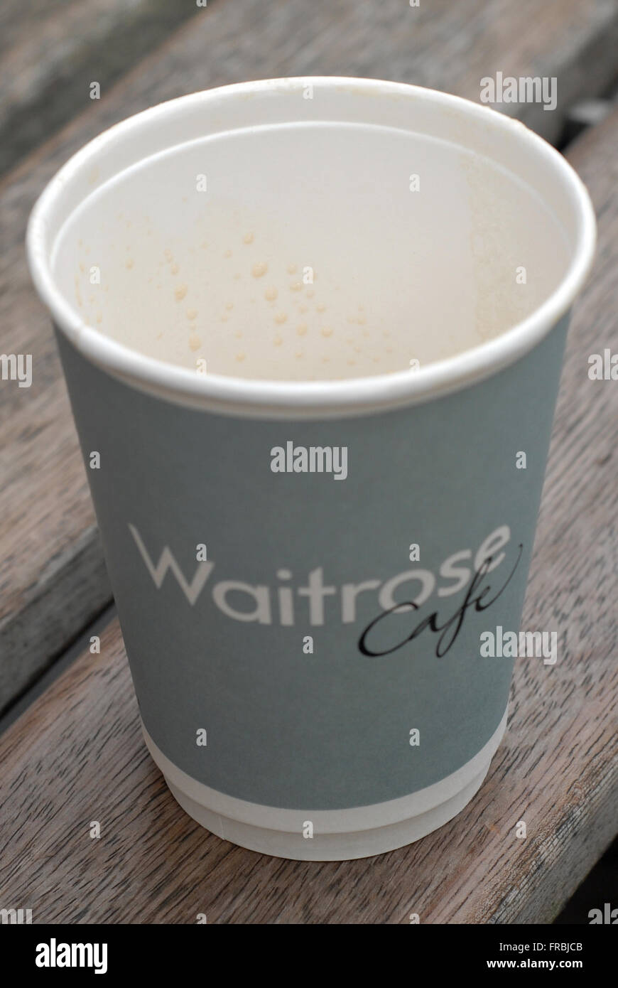 Coffee shop paper cup recycle problem Stock Photo Alamy