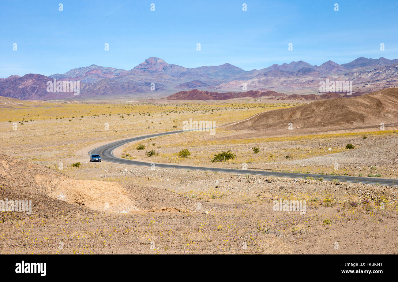 Death valley badwater road hi-res stock photography and images - Alamy