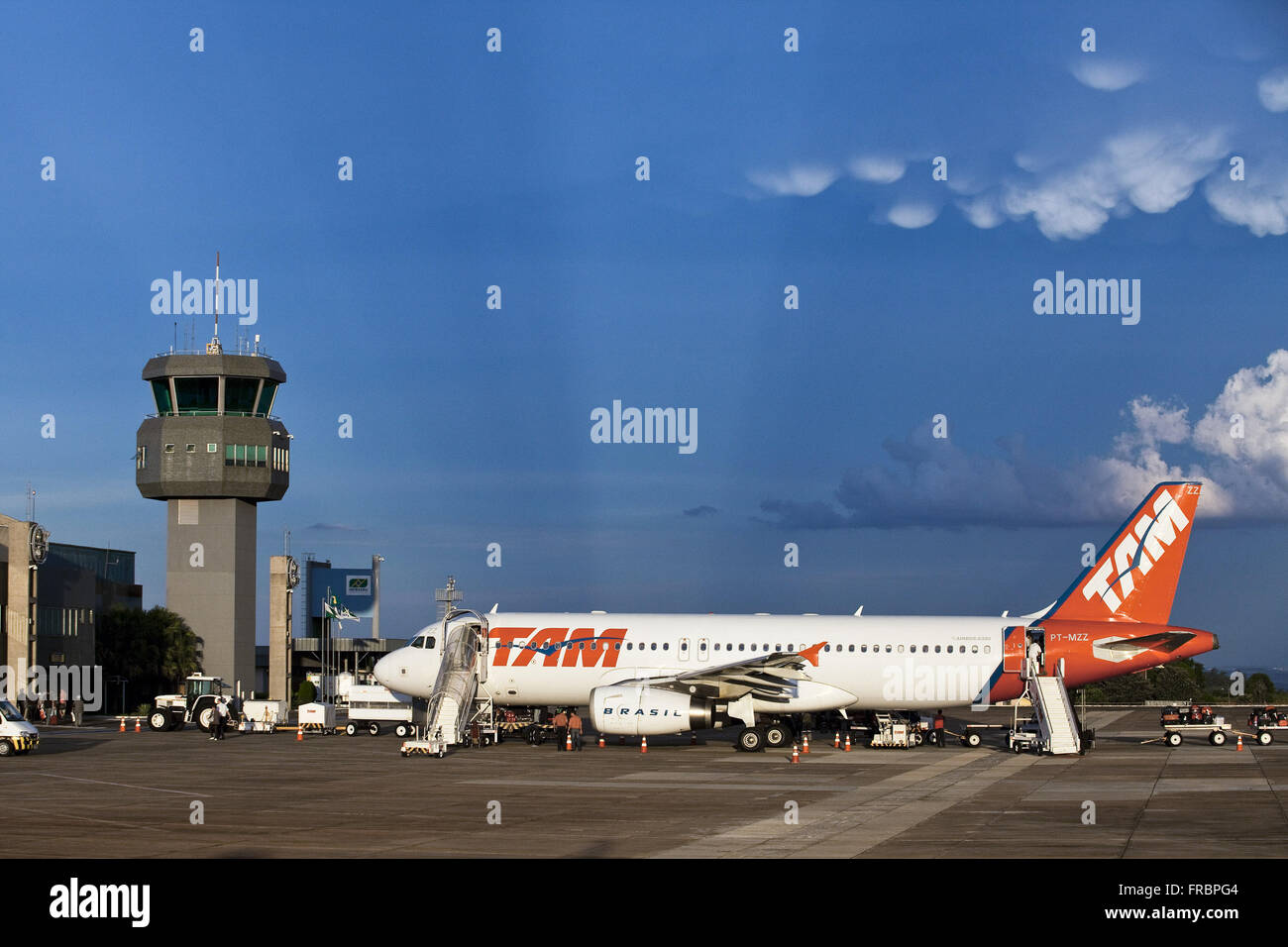 Londrina Airport - Governor Jose Richa - New Airport neighborhood - east side of town Stock Photo
