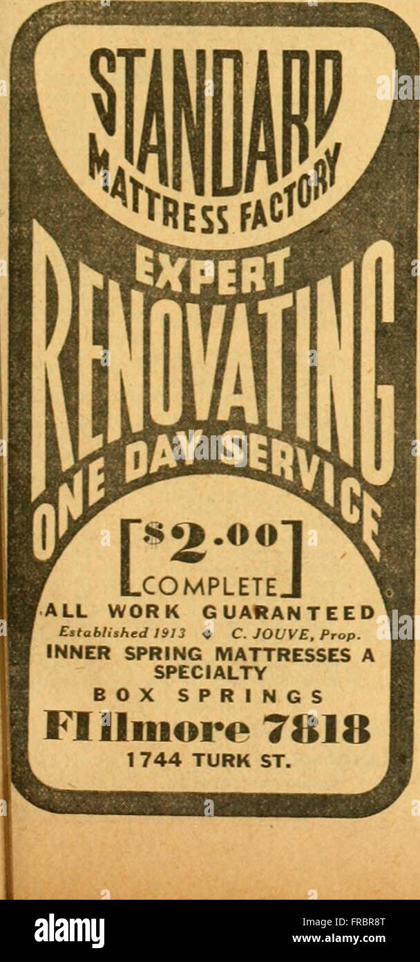 The 1917 telephone directory of San Francisco and Bay counties provides