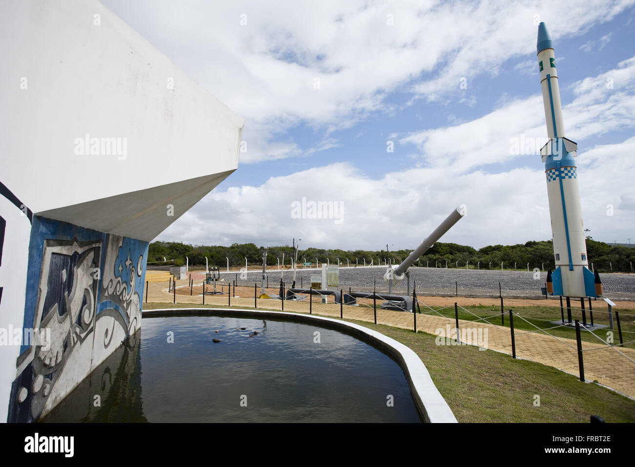 Center for Space and Culture Touristic Information Center Barreira do Inferno Launch of Stock Photo