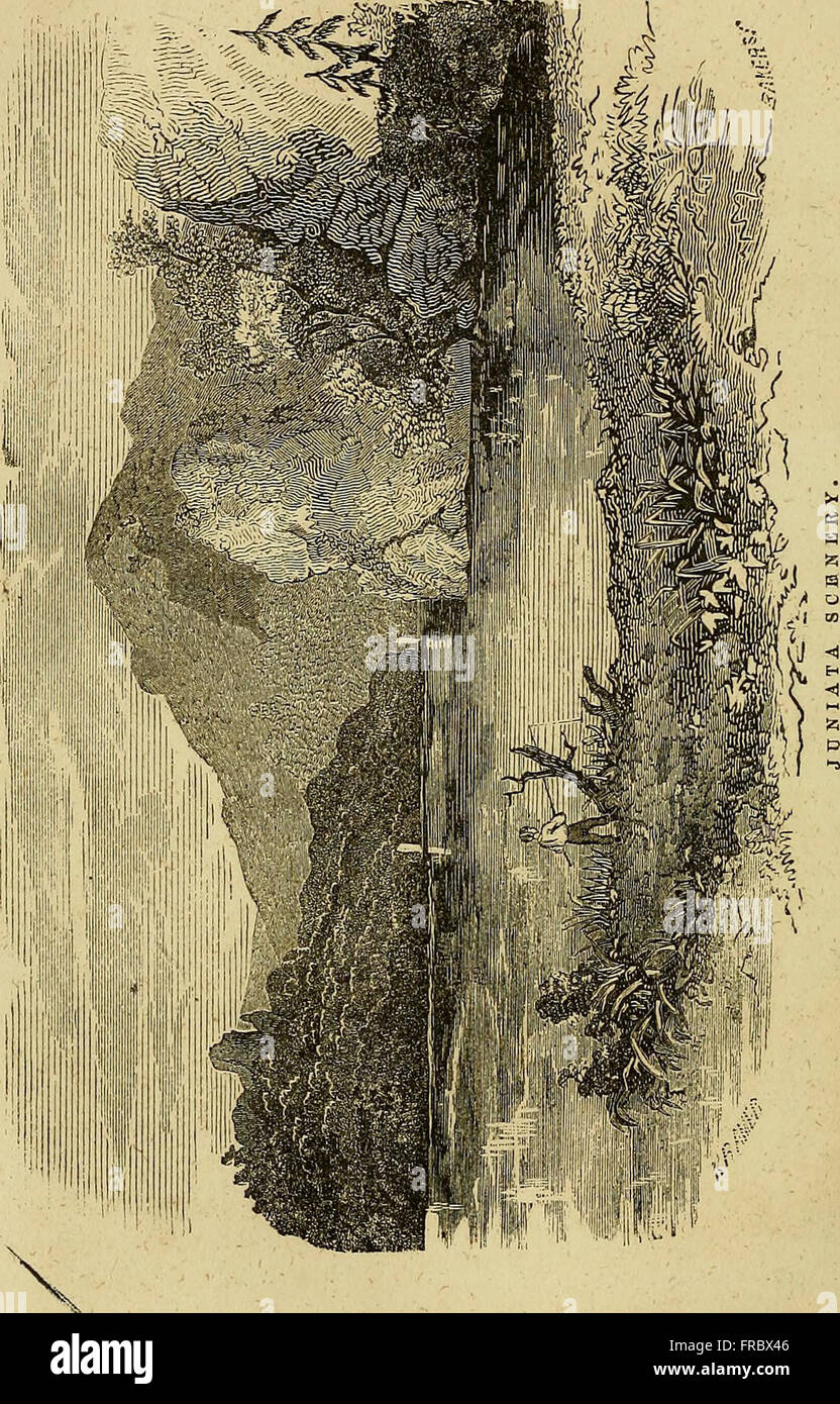 The pictorial sketch-book of Pennsylvania - or, its scenery, internal improvements, resources, and agriculture, popularly described (1853) Stock Photo
