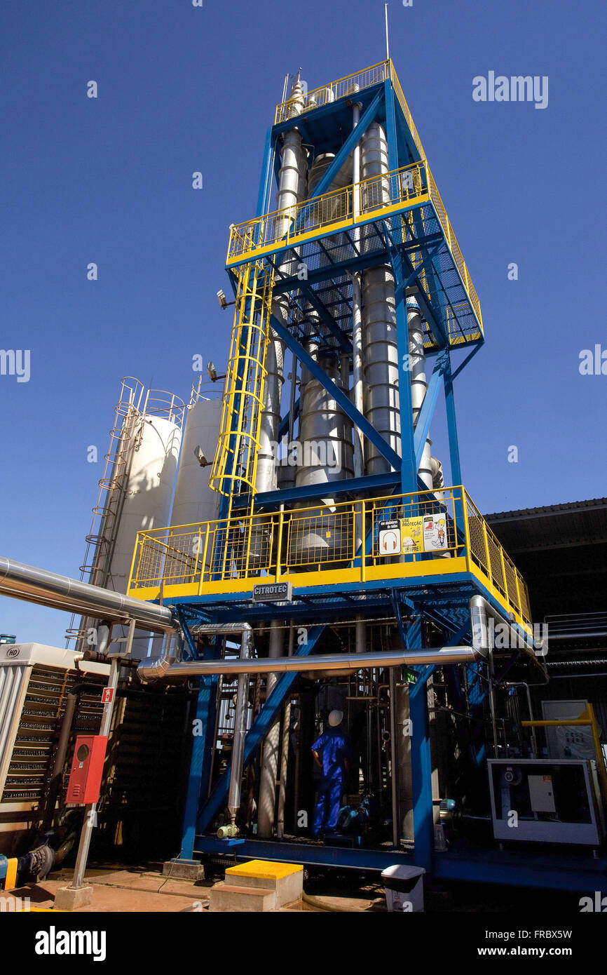 Industry producer of orange juice Stock Photo Alamy