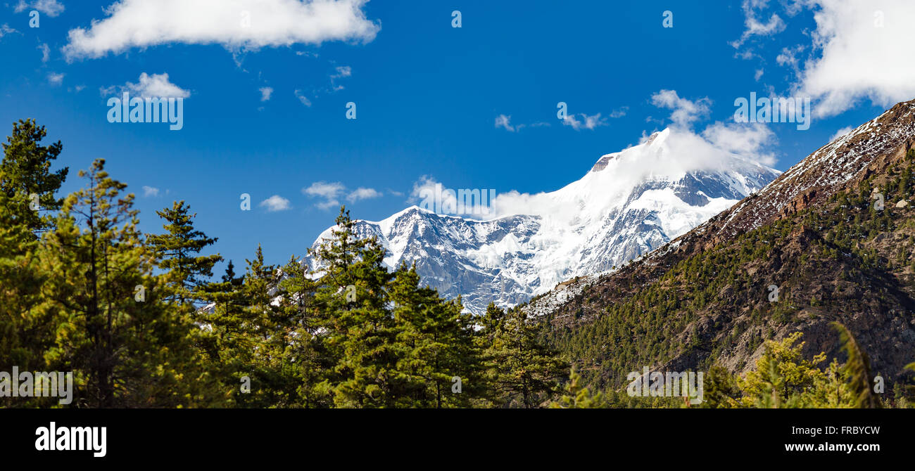 Himalaya panoramic view hi-res stock photography and images - Alamy