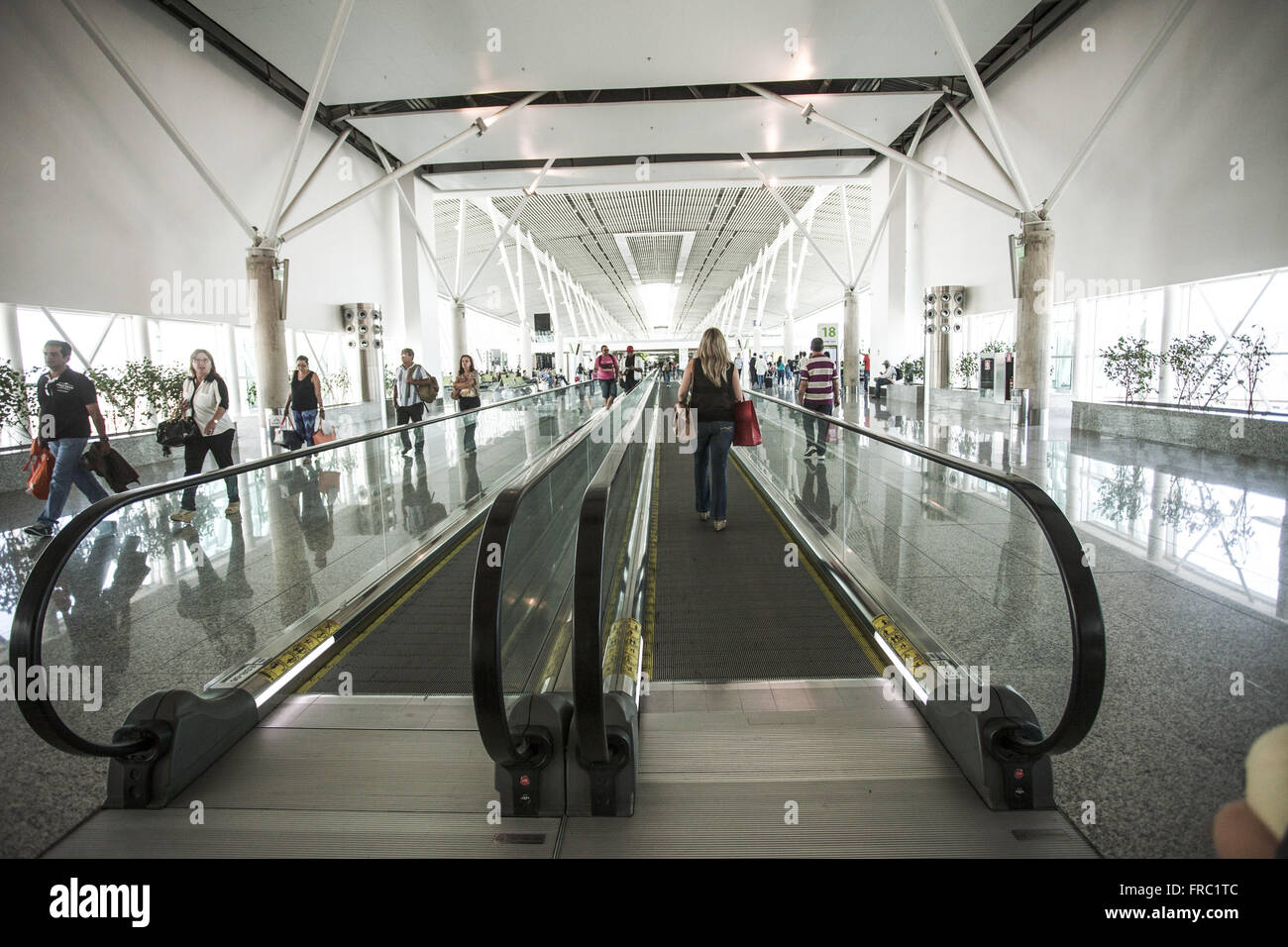 Airport conveyor escalator people hires stock photography and images