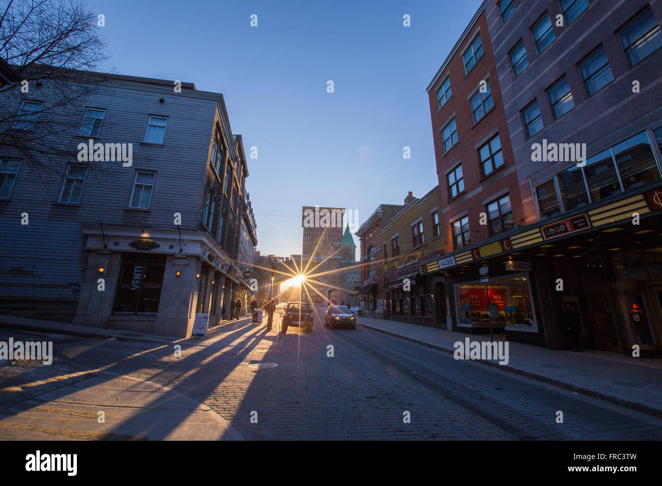 Quebec city downtown hi-res stock photography and images - Alamy