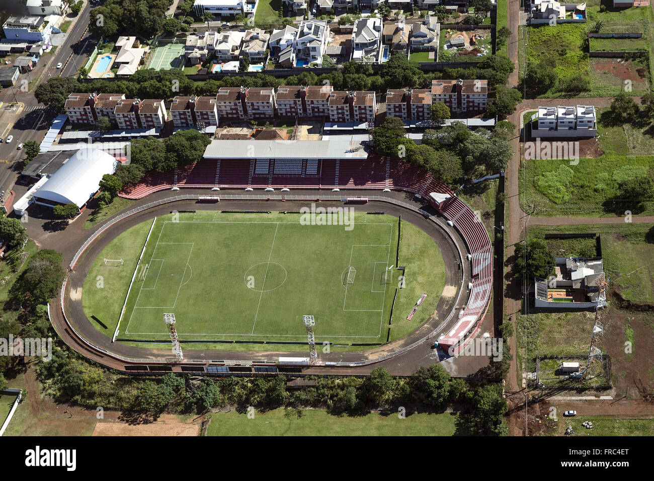 Vista aérea de Estádio do ABC Stock Photo