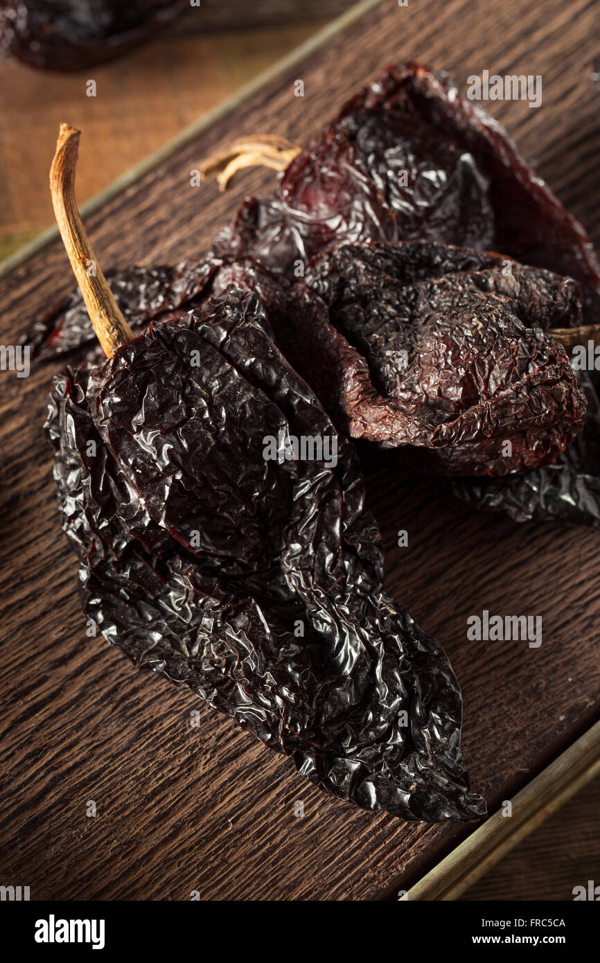 Raw Organic Dry Ancho Chili REady to Use Stock Photo Alamy