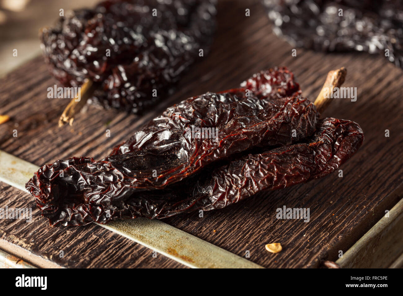 Raw Organic Dry Ancho Chili REady to Use Stock Photo Alamy