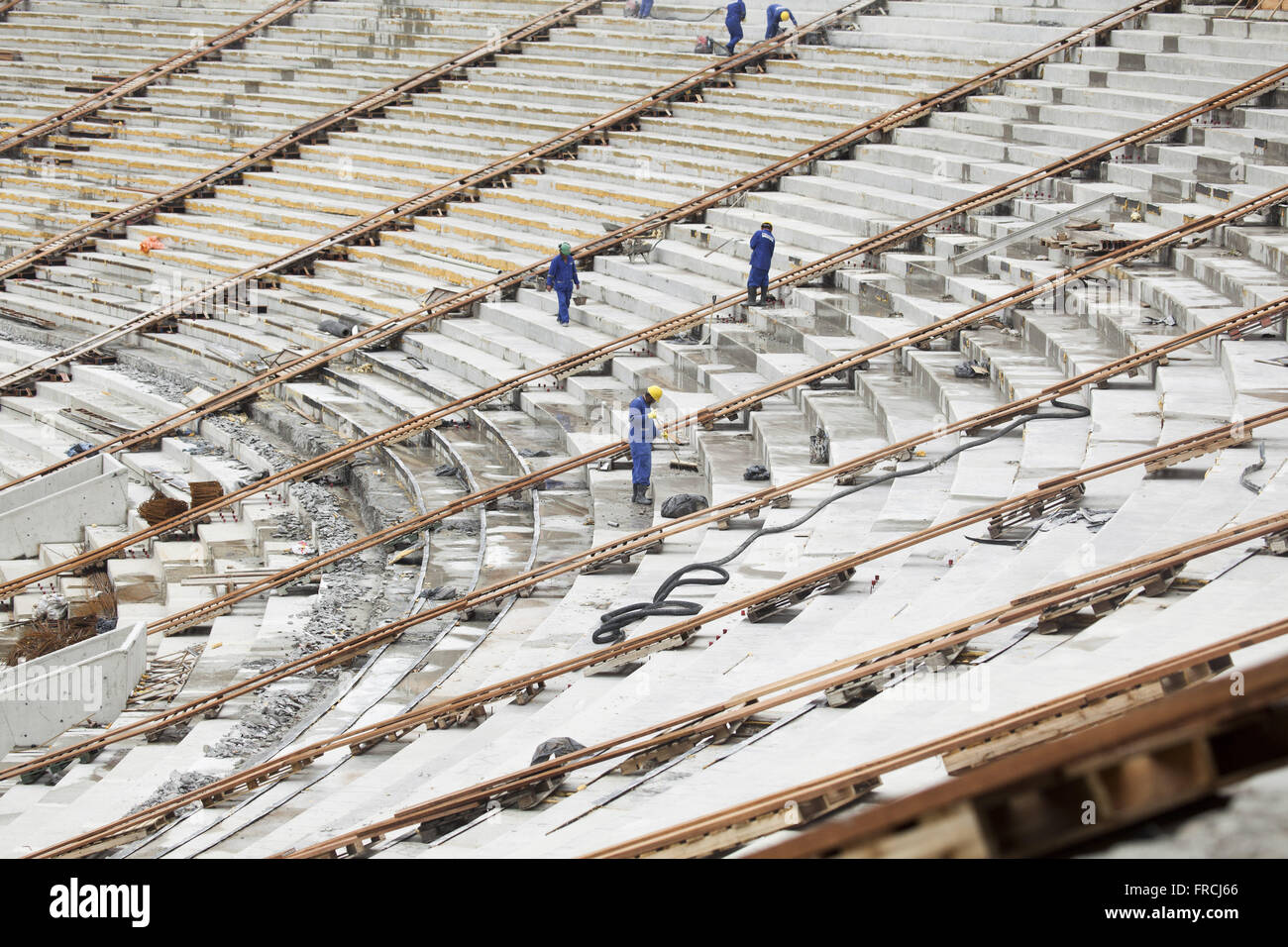 Estadio do Maracana in retirement for the World Cup 2014 Stock Photo