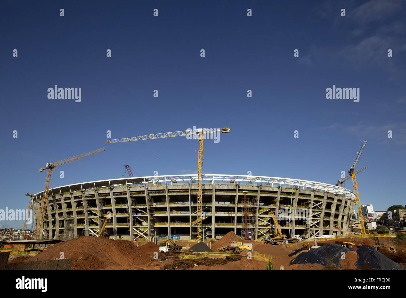 Arena Fonte Nova - Estadio old Octavio Mangabeira - reform for the World Cup 2014 Stock Photo