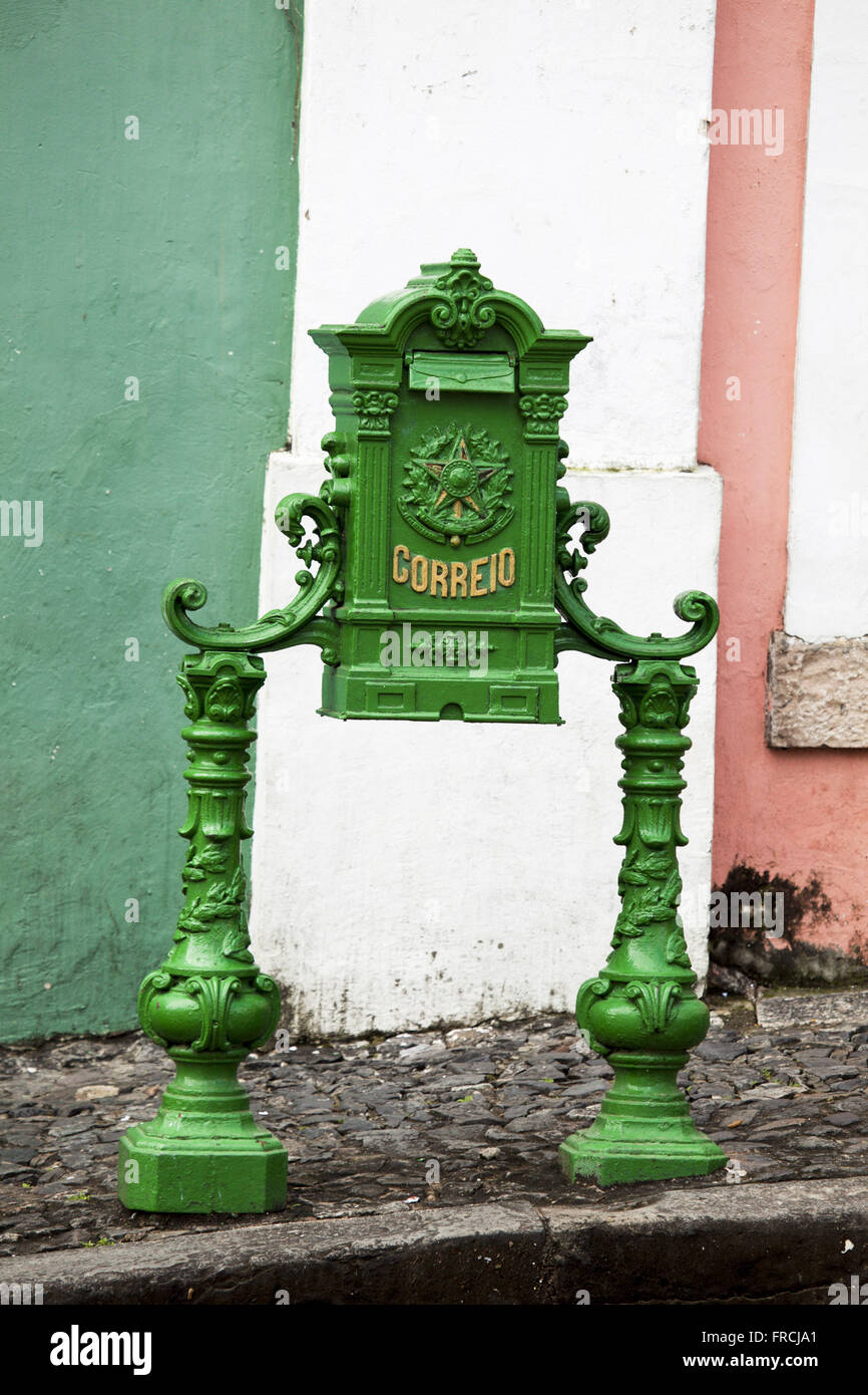 Mailbox in Pelourinho Stock Photo