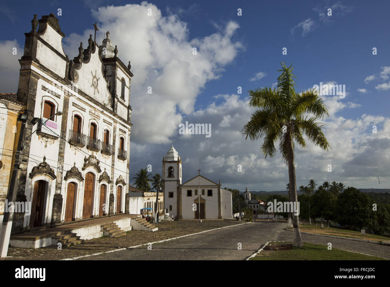 Church of Nossa Senhora da Conceicao 1742 - hosts the Gathering of the Sacred Heart of Jesus Stock Photo