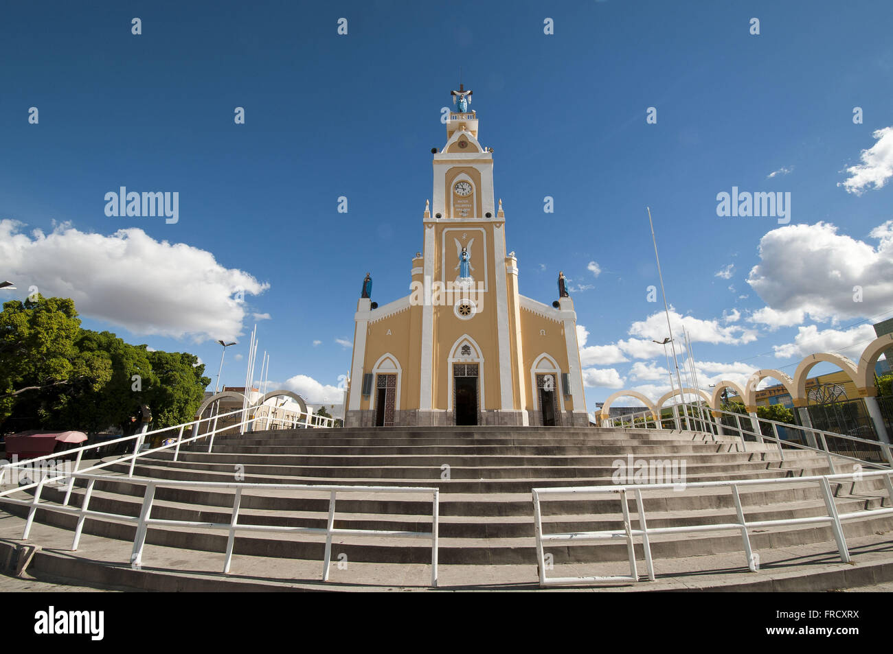 Mother Church and Basilica of Our Lady of Sorrows city of Juazeiro Stock Photo