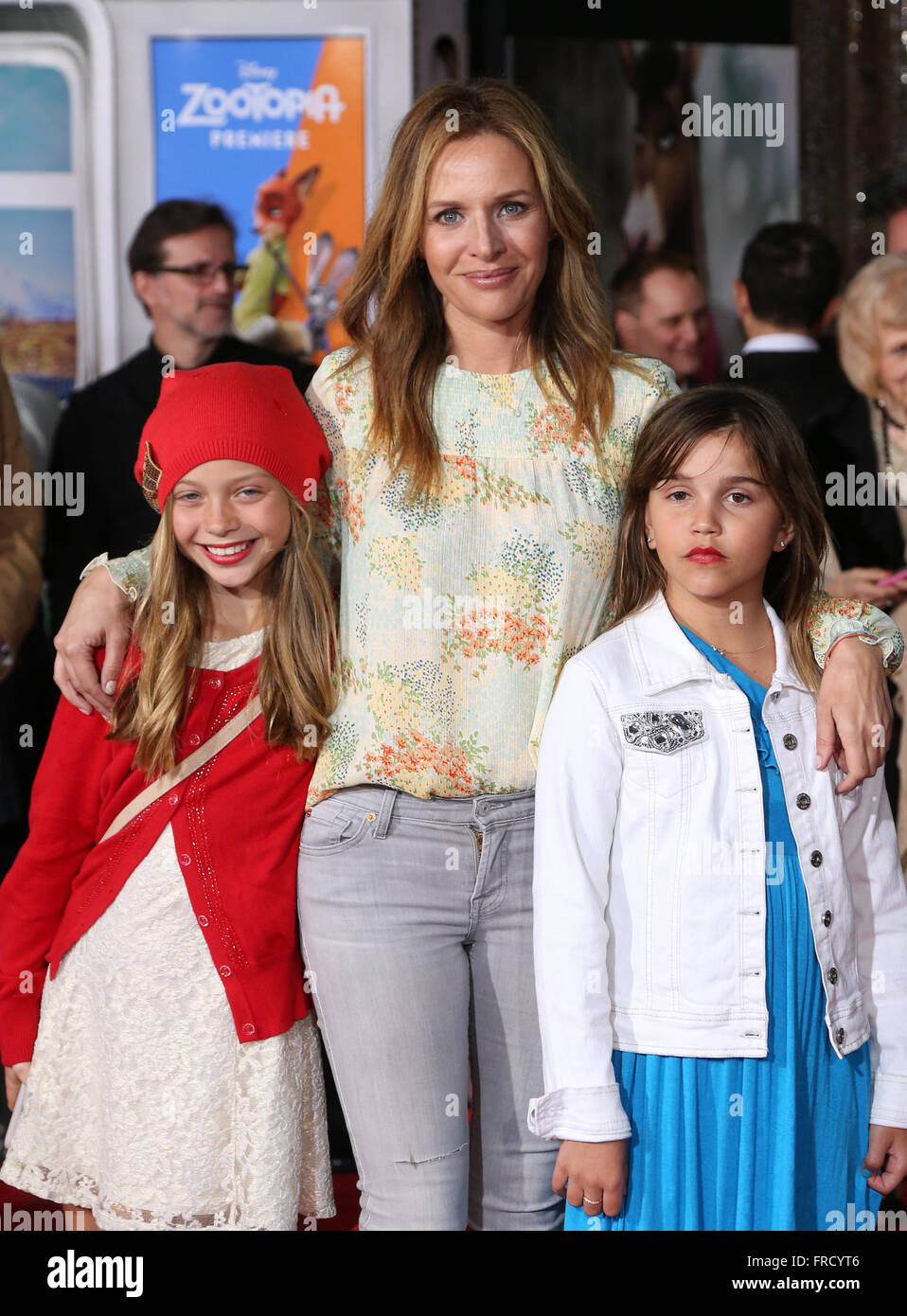 Los Angeles Premiere of Walt Disney Animation Studios' 'Zootopia' held at  the El Capitan Theatre - Arrivals Featuring: Jessalyn Gilsig, Penelope  Salomon Where: Hollywood, California, United States When: 17 Feb 2016 Stock  Photo - Alamy