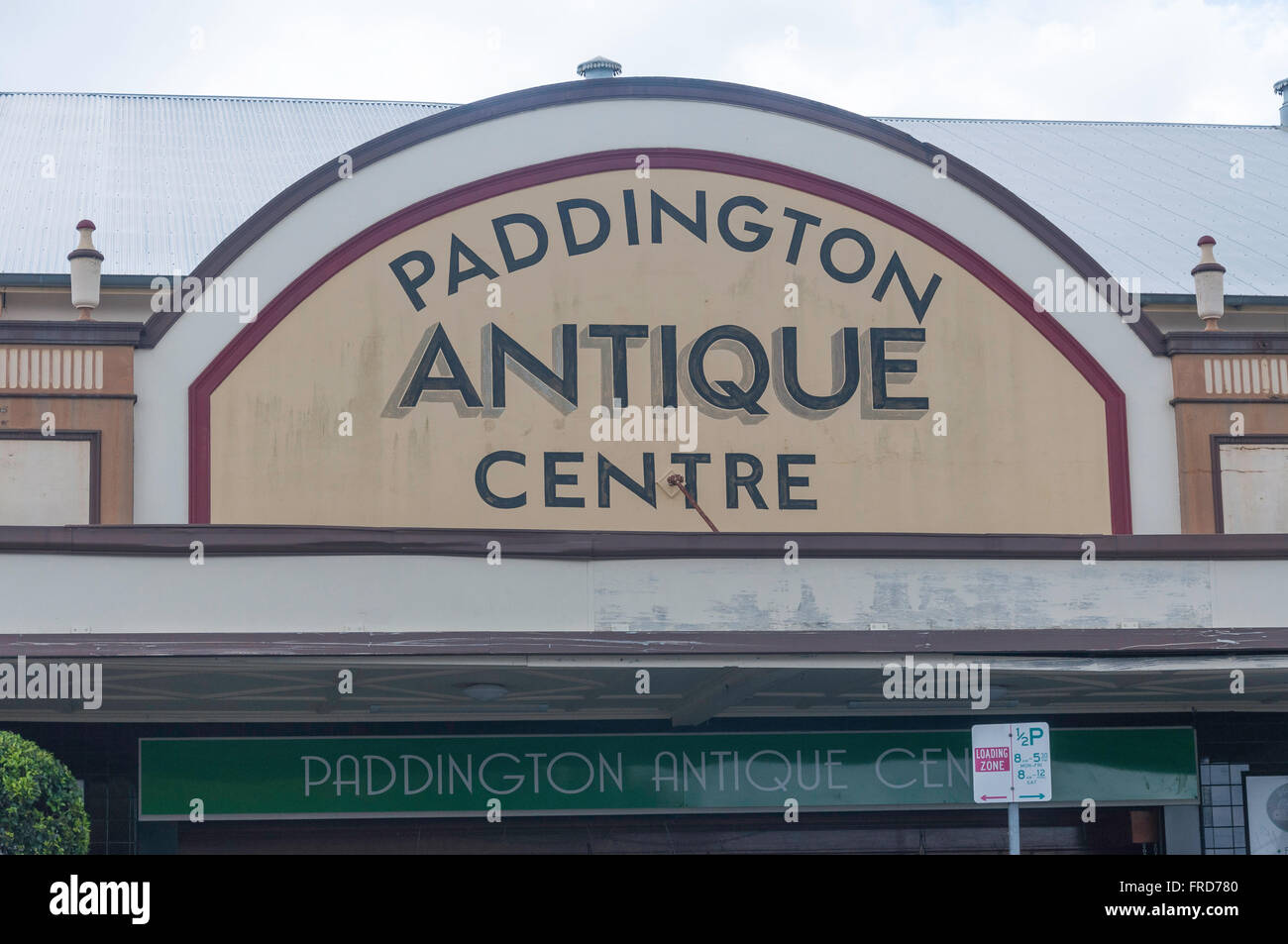 Paddington Antique Centre, Latrobe Terrace, Paddington, Brisbane, Queensland, Australia Stock