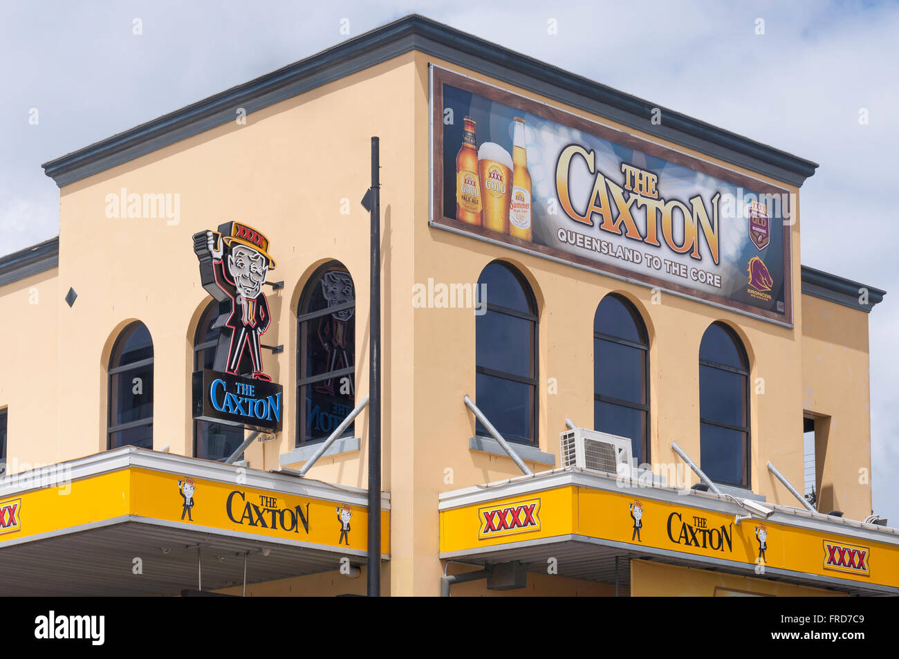 Exterior of the historic Caxton Hotel, Caxton Street, Paddington, Brisbane, Queensland Exterior of the historic Caxton Hotel, Caxton Street, Paddington, Brisbane, Queensland