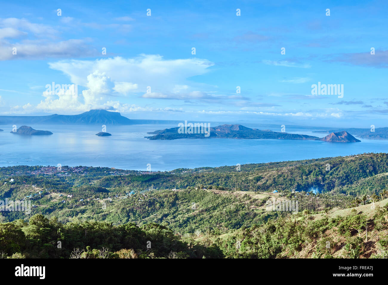 Taal Volcano in Luzon Philippines Stock Photo