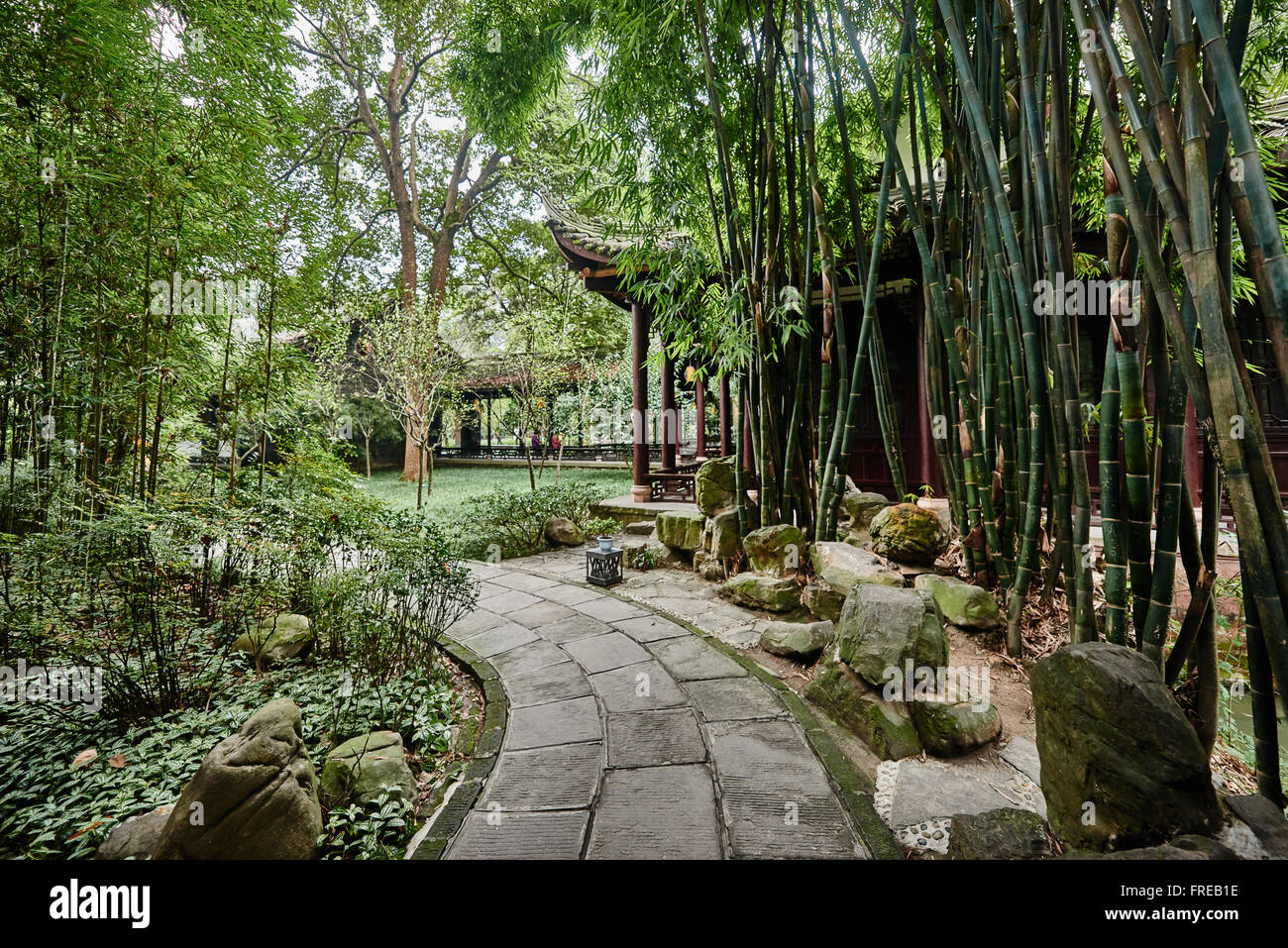 Du Fu Thatched Cottage Park In Honour Of The Tang Dynasty Poe In