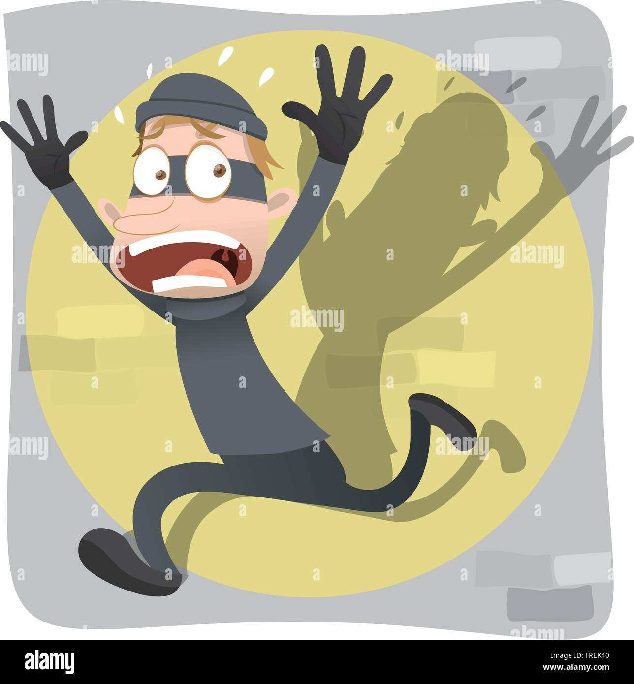 Cartoon scared and fear thief running Stock Vector Image & Art - Alamy Cartoon scared and fear thief running Stock Vector Image & Art - Alamy