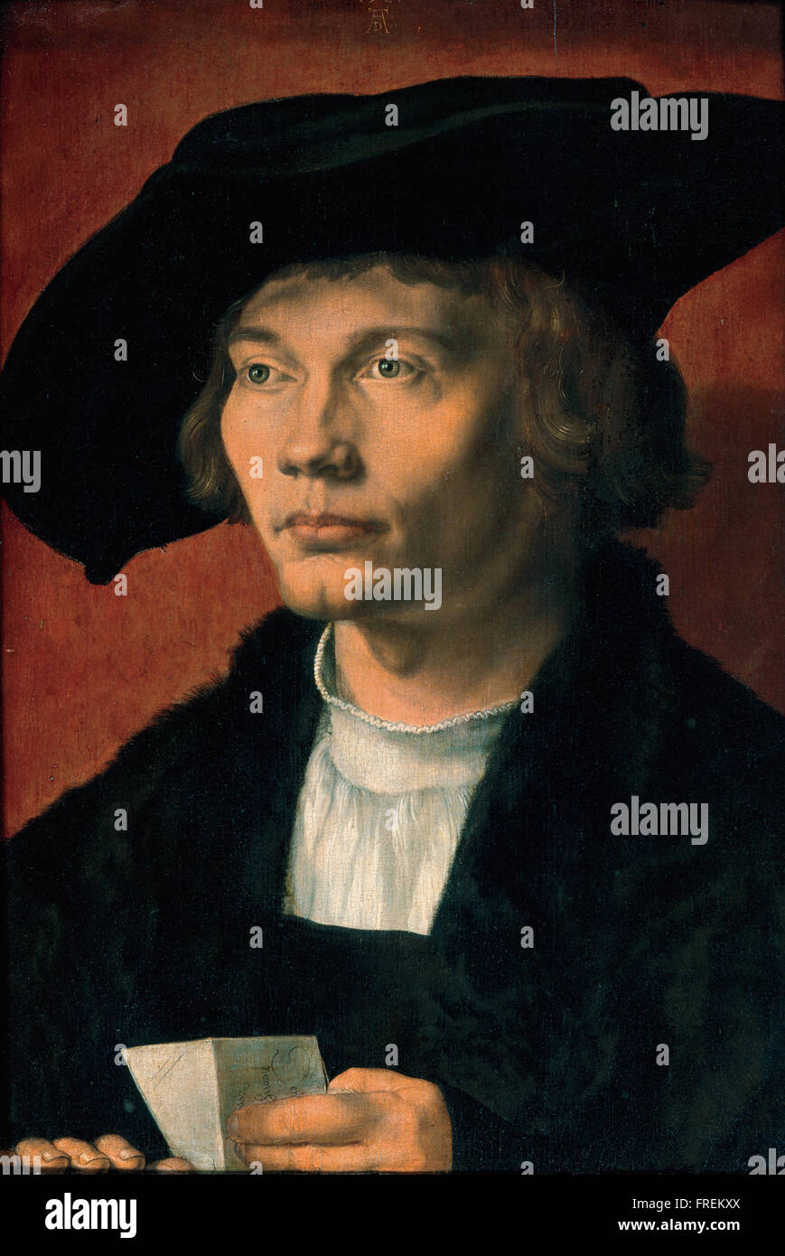 Albrecht Durer - Portrait of Bernhard von Reesen Stock Photo