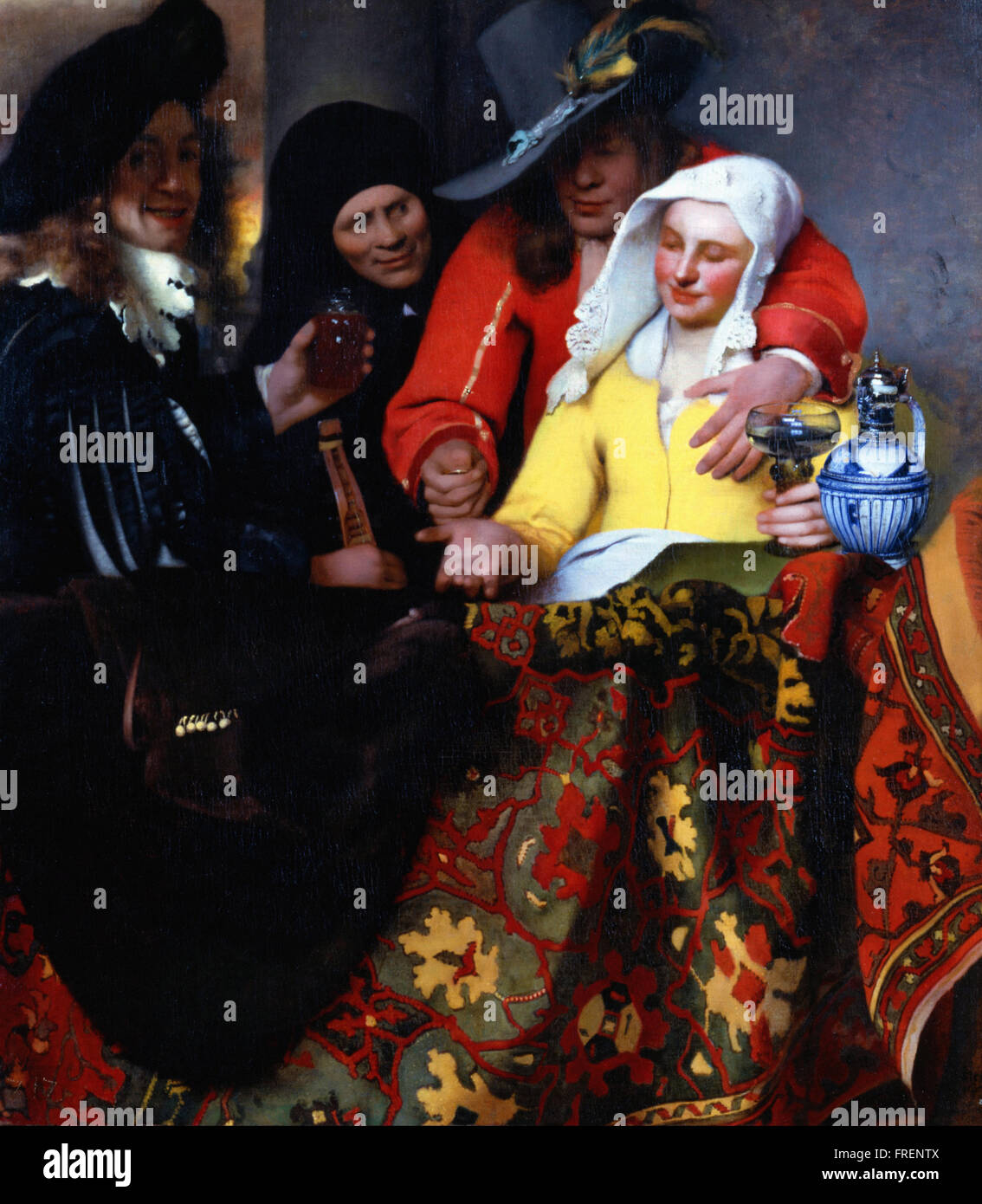 Johannes Vermeer - The Procuress Stock Photo