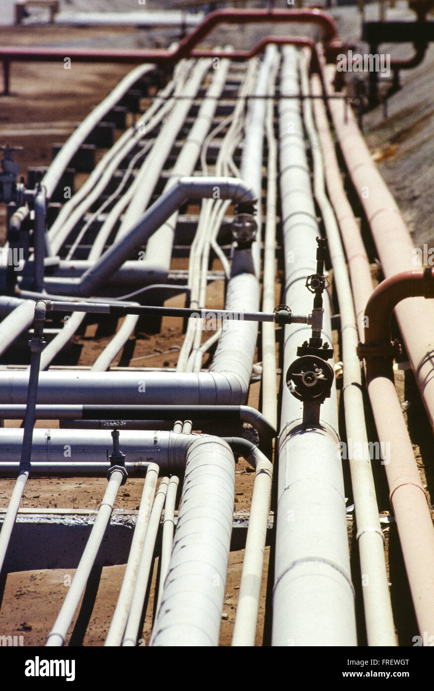 The world's largest oil refinery, oil storage tank farm and crude oil