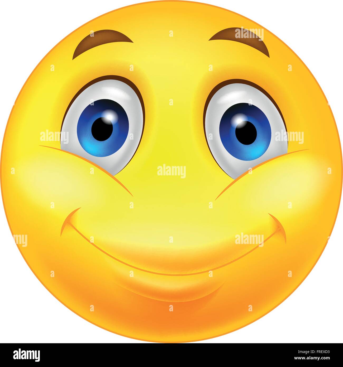 Happy Smiley Emoticon Face Stock Vector Image & Art - Alamy